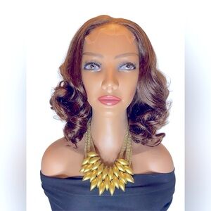 BC266 Funmi Egg Curl 4x4 Lace Closure Wig 14” #4